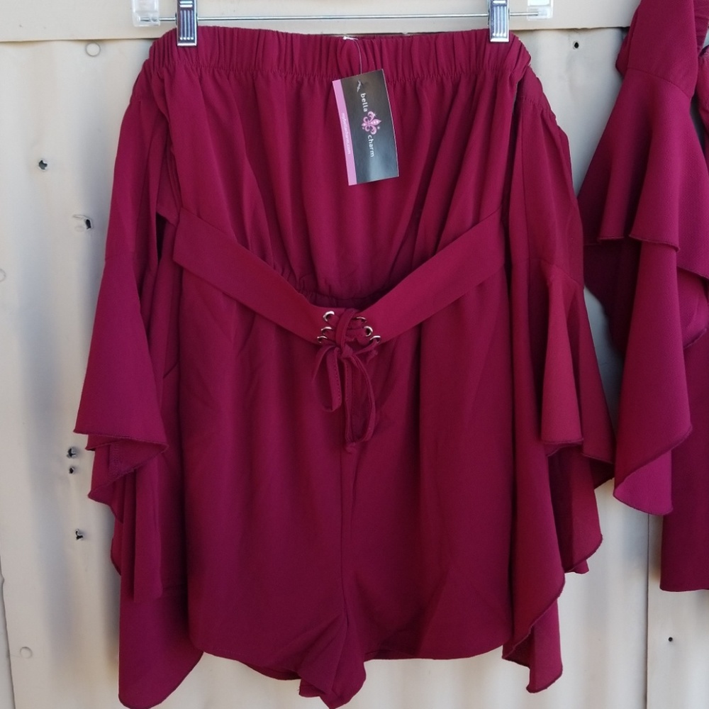 Maroon romper